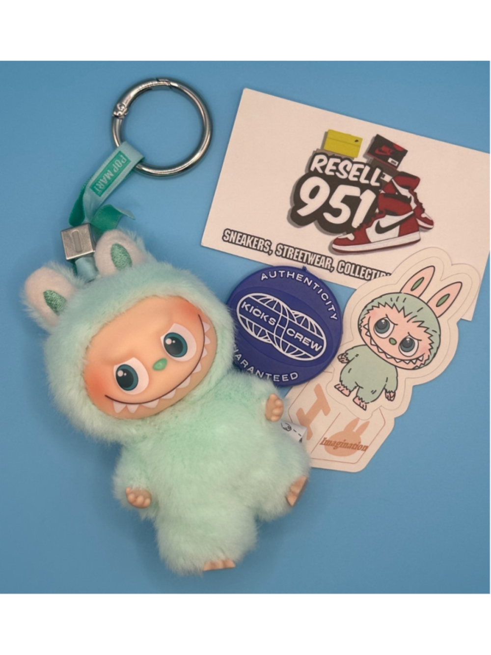 Pop Mart The Monsters Labubu Pin For Love Series Imagination Vinyl Plush Pendant